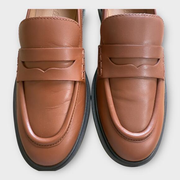 Madewell the Vernon loafer Penny loafer in dried maple size 8.5 - Picture 5 of 10